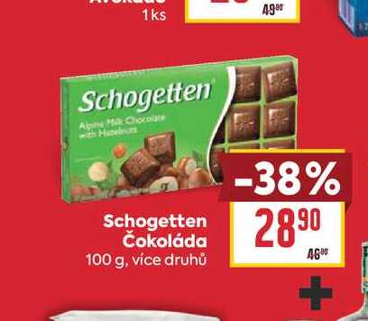 Schogetten Čokoláda 100g