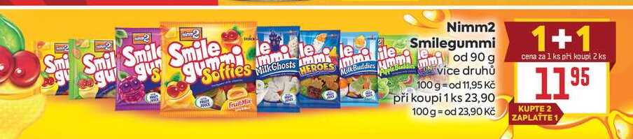 Nimm2 Smilegummi od 90 g 