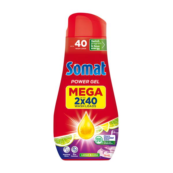 Somat All-in-1 gel do myčky Lemon & Lime 1,440l