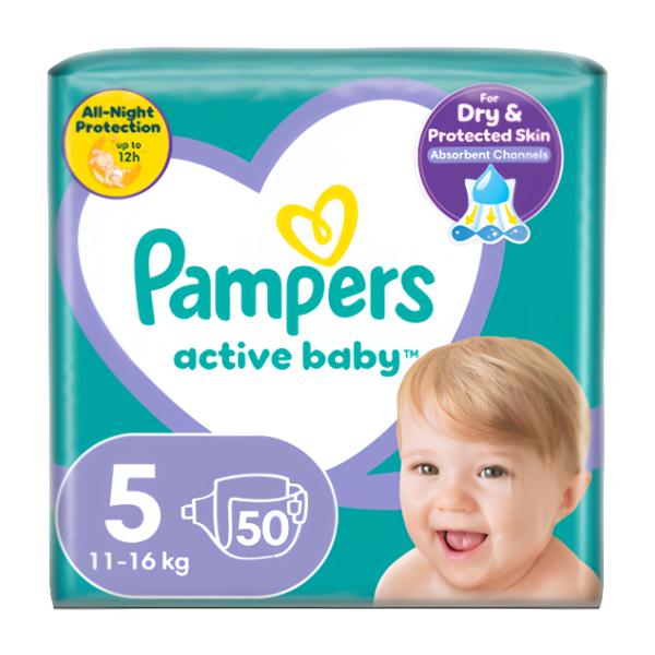 Pampers Plenky Active baby vel. 5 (11-16 kg)
