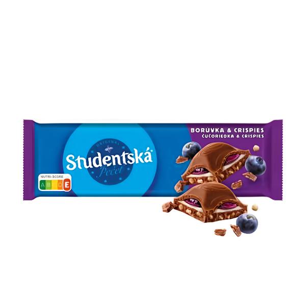ORION Studentská pečeť Mléčná čokoláda Borůvka & Cookies