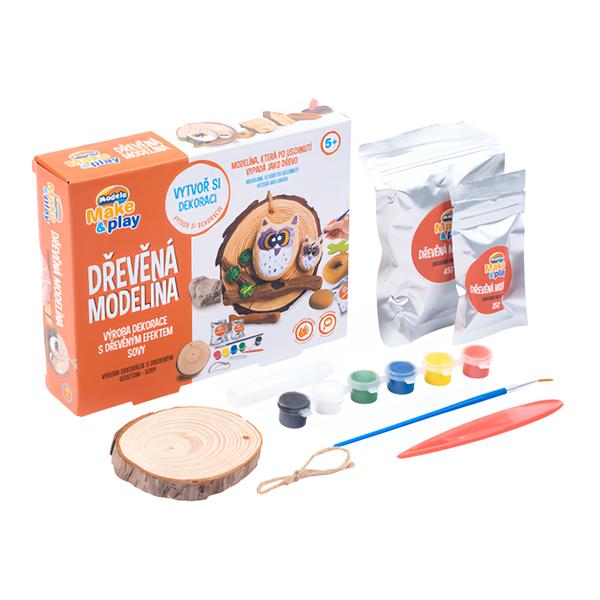 Modelo Dřevěná modelína - sovy