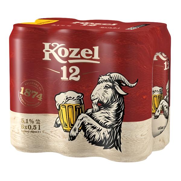 Velkopopovický Kozel 12  ležák, 6x500ml