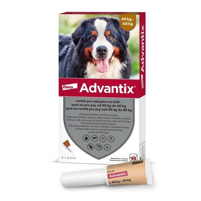 Advantix pro psy 40-60kg spot-on 4x6ml