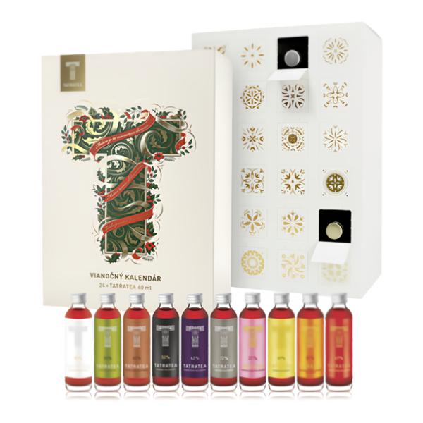 Tatratea Adventní kalendář mix 24x40ml (dárkové balení)