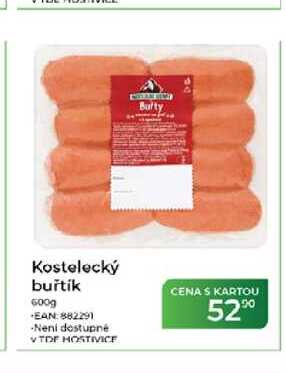 Kostelecký buřtík 600g
