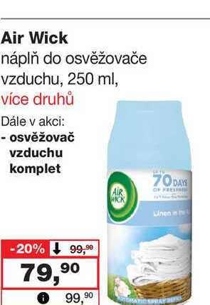 Air Wick náplň do osvěžovače vzduchu, 250 ml