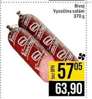 Bivoj Vysočina salám 370 g