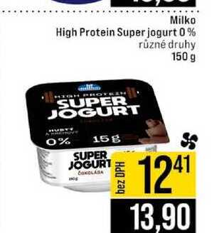Milko High Protein Super jogurt 0% různé druhy 150 g 