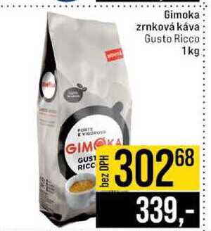 Gimoka zrnková káva Gusto Ricco 1 kg