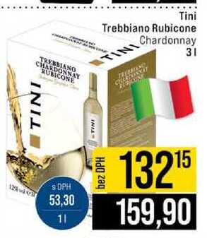 Tini Trebbiano Rubicone Chardonnay 3l 