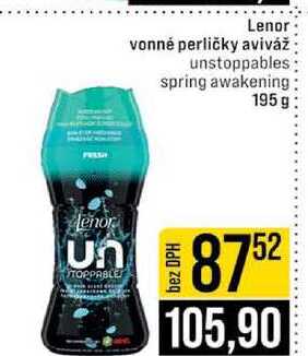 Lenor vonné perličky aviváž unstoppables spring awakening 195g