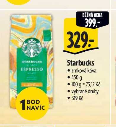   Starbucks  zrnková káva  450 g 