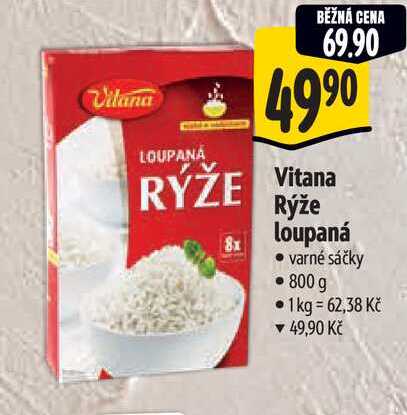  Vitana Rýže loupaná varné sáčky 800 g  