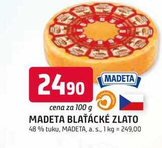 MADETA BLAŤÁCKÉ ZLATO 48% tuku, 100g