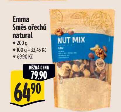 Emma Směs ořechů natural  200 g 