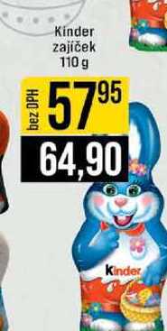 Kinder zajíček 110 g 