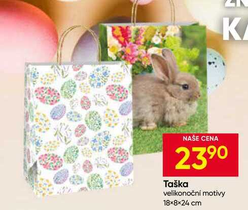 Taška velikonoční motivy 18×8×24 cm 