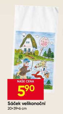 Sáček velikonoční 20×39×6 cm 