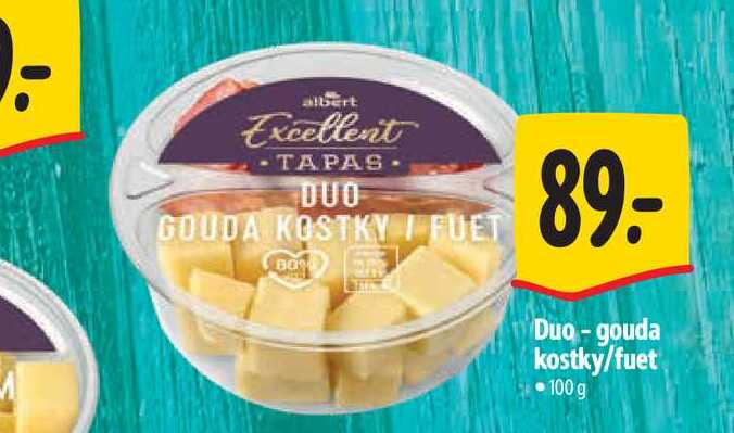 Duo - gouda kostky/fuet 100 g