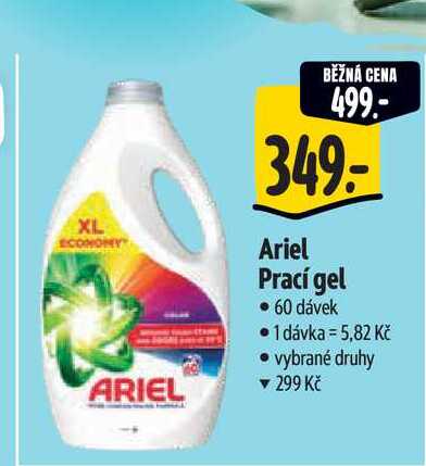   Ariel Prací gel 60 dávek 
