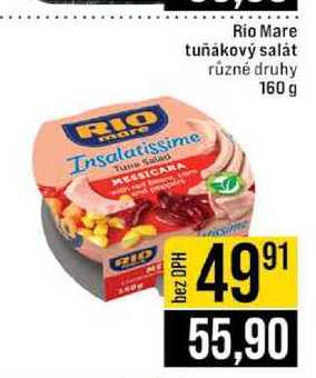 Rio Mare tuňákový salát různé druhy 160 g 
