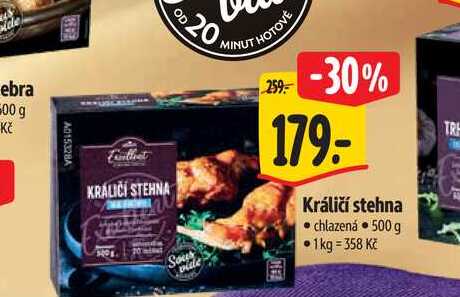   Králičí stehna 500 g