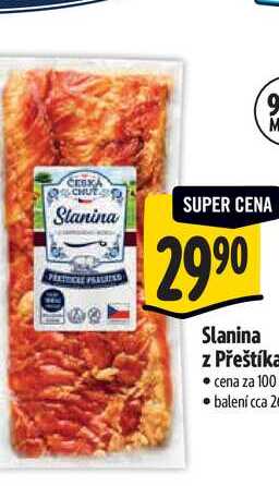   Slanina z Přeštíka  100 g