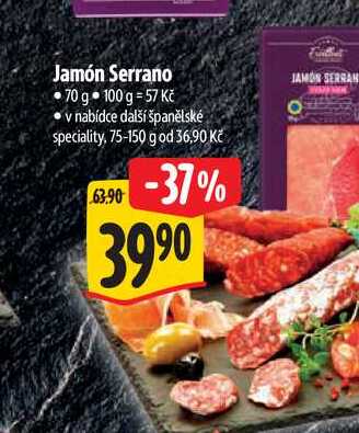 Jamón Serrano 70 g
