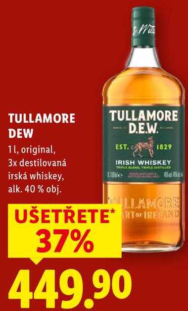 TULLAMORE DEW, 1 l