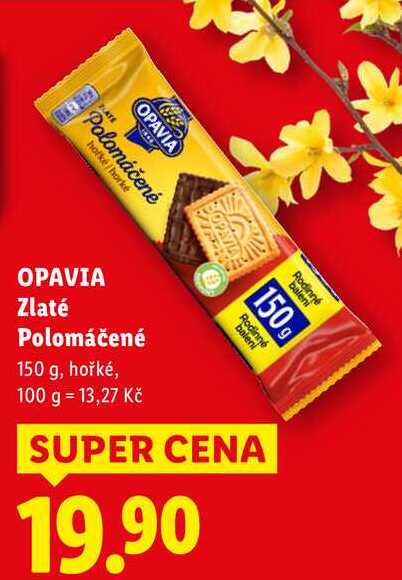 OPAVIA Zlaté Polomáčené, 150 g