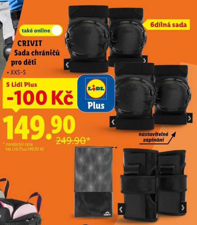 CRIVIT Sada chráničů pro děti