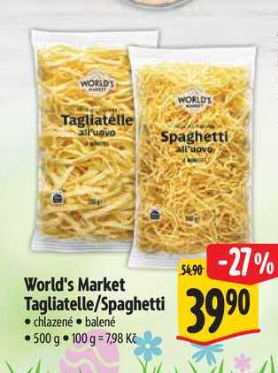  World's Market Tagliatelle/Spaghetti  500 g