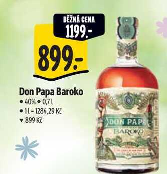 Don Papa Baroko 0,7 l