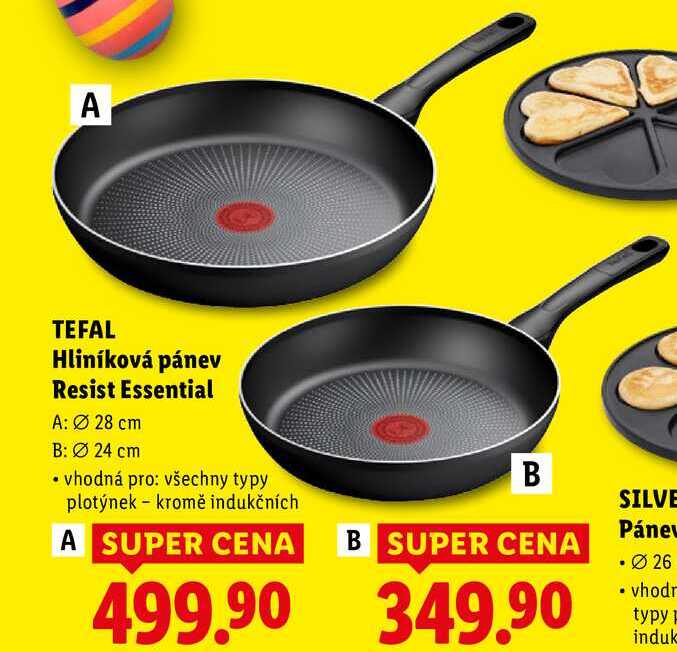 TEFAL Hliníková pánev Resist Essential 