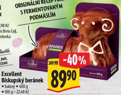 Excellent Biskupský beránek, 400 g