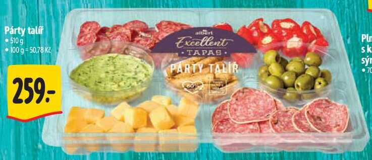 Párty talíř, 510 g