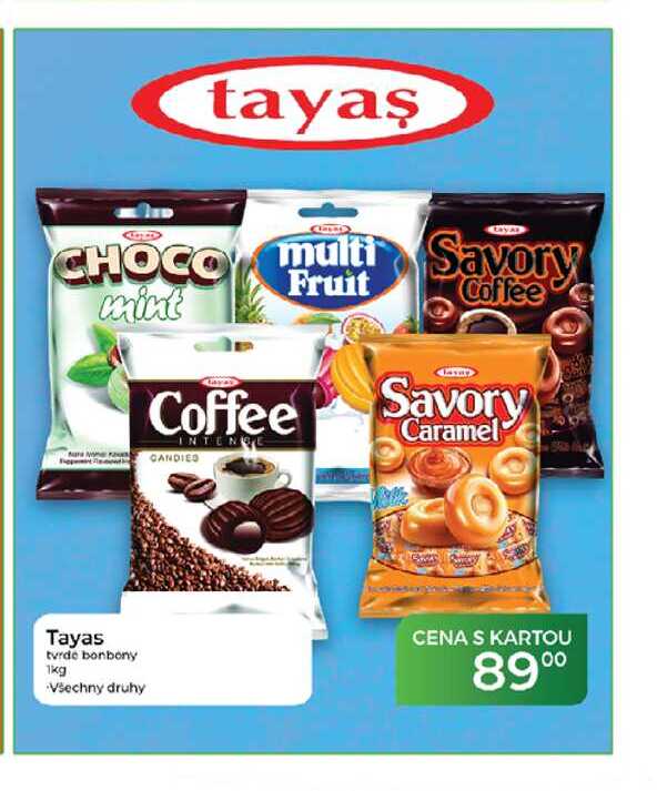 Tayas tvrdé bonbony 1kg