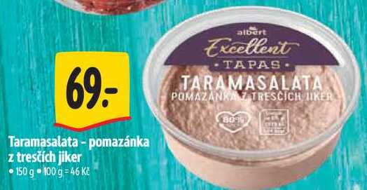 Taramasalata-pomazánka z tresčích jiker, 150 g