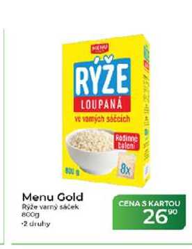 Menu Gold Rýže varný sáček 800g