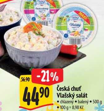 Česká chuť Vlašský salát, 500 g