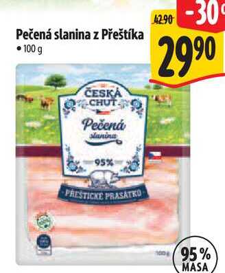 Pečená slanina z Přeštíka, 100 g