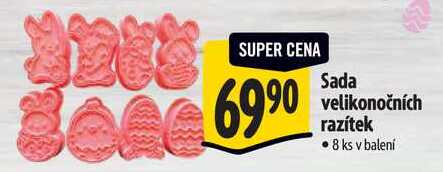 Sada velikonočních razítek, 8 ks 