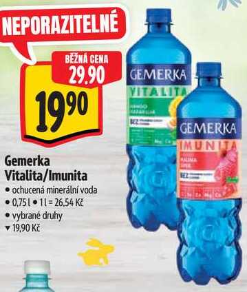 Gemerka Vitalita/Imunita, 0,75 l