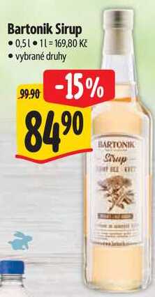 Bartonik Sirup, 0,5 l