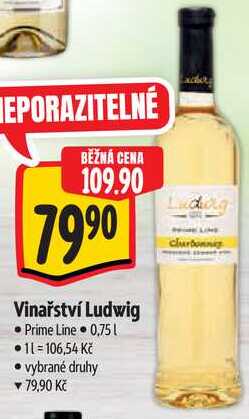Vinařství Ludwig, 0,75 l