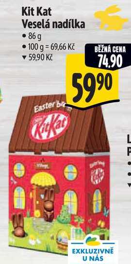 Kit Kat Veselá nadílka, 86 g