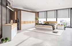 Ložnice - skříň s otočnými dveřmi