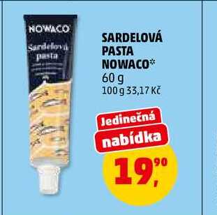 SARDELOVÁ PASTA NOWACO, 60 g