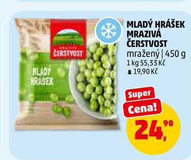 MLADÝ HRÁŠEK MRAZIVÁ ČERSTVOST, 450 g